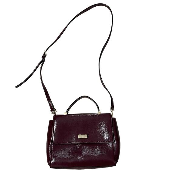 Kate Spade Brynlee Bixby Place Wine Burgundy Crossbody Purse - Picture 2 of 8